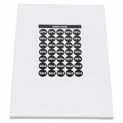 Rillprint Étiquettes autocollantes de remises 10 feuilles x 5 boîtes 2 Rillprint Étiquettes autocollantes de remises 10 feuilles x 5 boîtes – Image 2