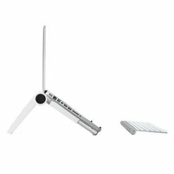 ErgoLine Support de tablette/ordinateur 20x5x2,4 cm Blanc et argenté