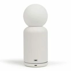 Livoo Lampe d'ambiance et chargeur sans fil 2 en 1 10 W Blanc