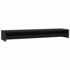 VidaXL Support de moniteur Noir 100 x 24 x 13 cm Aggloméré
