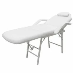 VidaXL Fauteuil de massage pour traitement facial Simili-cuir Blanc 8 VidaXL Fauteuil de massage pour traitement facial Simili-cuir Blanc -Autres Soldes image 3 110041