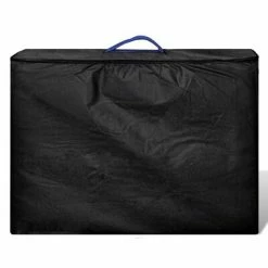 VidaXL Table pliable de massage Bleu 4 zones avec cadre en bois -Autres Soldes image 3 110093