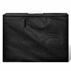 VidaXL Table pliable de massage Blanc crème 4 zones avec cadre en bois -Autres Soldes image 3 110096