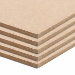 VidaXL Plaques de MDF 4 pcs Carré 60x60 cm 12 mm -Autres Soldes image 3 143392