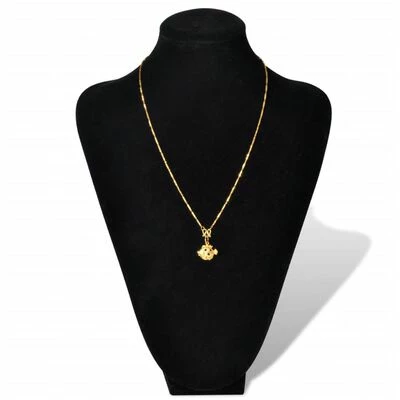 Présentoir buste d'exposition pour colliers en flanelle 2 pcs 3 Présentoir buste d'exposition pour colliers en flanelle 2 pcs – Image 3