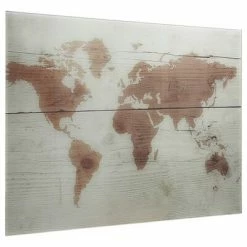 VidaXL Tableau noir magnétique mural Verre 80x60 cm -Autres Soldes image 3 285383