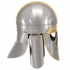 VidaXL Casque médiéval de réplique antique pour GN Argenté Acier -Autres Soldes image 3 286233