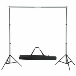 VidaXL Kit de studio photo avec lampes toile de fond et réflecteur -Autres Soldes image 3 3067072