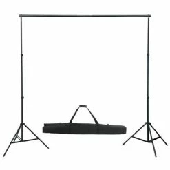 VidaXL Kit de studio photo avec lampes toile de fond et réflecteur -Autres Soldes image 3 3067073