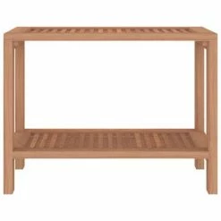 VidaXL Banc de douche 60x30x45 cm Bois massif de teck -Autres Soldes image 3 340752
