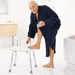 RIDDER Chaise de salle de bain Blanc 100 kg A00602101 -Autres Soldes image 3 421606