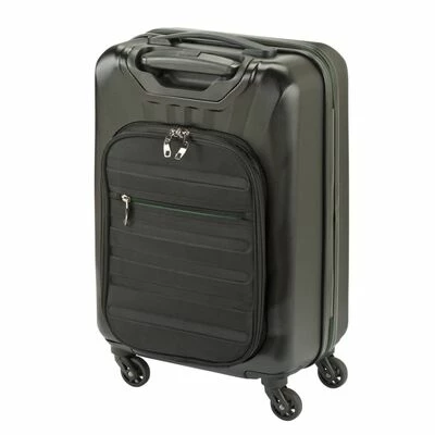 Princess Traveller Valise de cabine Nice Soft Pocket Vert foncé S 3 Princess Traveller Valise de cabine Nice Soft Pocket Vert foncé S – Image 3
