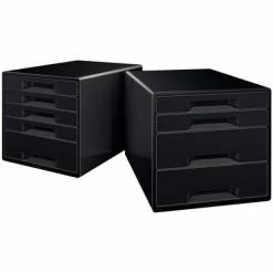 Leitz Cube de bureau 4 tiroirs Noir 5 Leitz Cube de bureau 4 tiroirs Noir -Autres Soldes image 3 431785