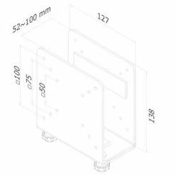 NewStar Support client léger 13,8 cm Noir -Autres Soldes image 3 437091