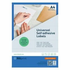 Rillprint Étiquettes autocollantes 105x148 mm 500 feuilles Blanc -Autres Soldes image 3 441031