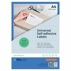 Rillprint Étiquettes autocollantes 105x42,4 mm 1000 feuilles Blanc -Autres Soldes image 3 441035