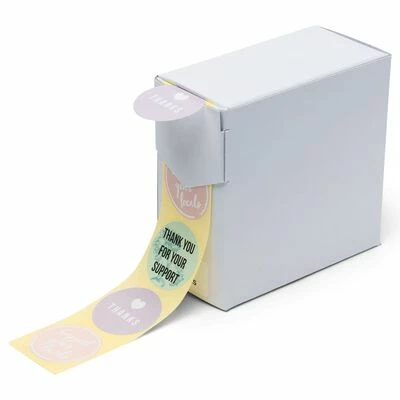 Rillprint Autocollants de cadeaux 250 pcs x 3 rouleaux Pastel 3 Rillprint Autocollants de cadeaux 250 pcs x 3 rouleaux Pastel – Image 3