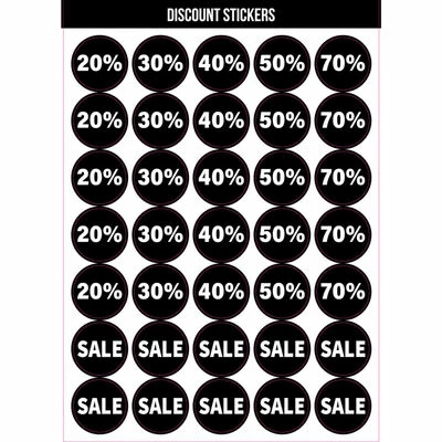 Rillprint Étiquettes autocollantes de remises 10 feuilles x 5 boîtes 3 Rillprint Étiquettes autocollantes de remises 10 feuilles x 5 boîtes – Image 3