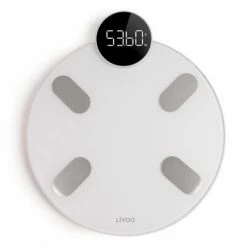 Livoo Pèse-personne numérique à Bluetooth intelligent Blanc -Autres Soldes image 3 443511