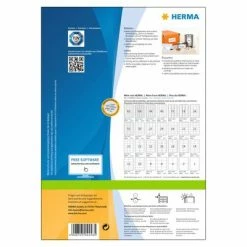 HERMA Étiquettes permanentes PREMIUM A4 200x297 mm 100 Feuilles -Autres Soldes image 3 443756