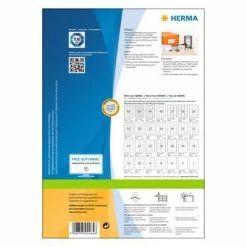 HERMA Étiquettes permanentes PREMIUM A4 70x37 mm 100 Feuilles -Autres Soldes image 3 443757