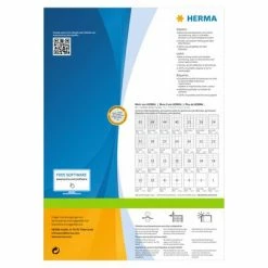 HERMA Étiquettes permanentes PREMIUM A4 210x148 mm 200 Feuilles -Autres Soldes image 3 443762