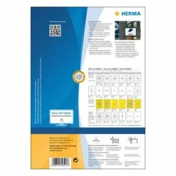 HERMA Étiquettes de film d'extérieur A4 210x297 mm 50 Feuilles Blanc -Autres Soldes image 3 443768