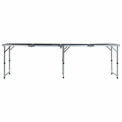 VidaXL Table de bière-pong pliable 240 cm Noir 3 VidaXL Table de bière-pong pliable 240 cm Noir – Image 3