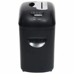 VidaXL Déchiqueteuse de papier 10 feuilles à micro-coupe Noir -Autres Soldes image 3 51553