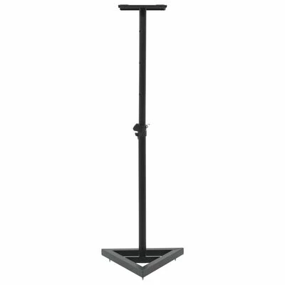 VidaXL Supports de haut-parleur de moniteur de studio 2 pcs Noir Acier 3 VidaXL Supports de haut-parleur de moniteur de studio 2 pcs Noir Acier – Image 3