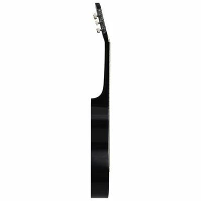 VidaXL Guitare découpée classique occidentale avec 6 cordes Noir 38" 3 VidaXL Guitare découpée classique occidentale avec 6 cordes Noir 38" – Image 3