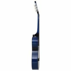 VidaXL Guitare découpée classique occidentale 6 cordes Bleu ombré 38" -Autres Soldes image 3 70134
