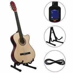 VidaXL Jeu de guitare 12 pcs occidental avec égaliseur et 6 cordes -Autres Soldes image 3 70137