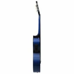 VidaXL Guitare découpée classique occidentale égaliseur 6 cordes Bleu -Autres Soldes image 3 70140