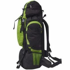 VidaXL Sac à dos de randonnée XXL 75 L Noir et vert -Autres Soldes image 3 91104