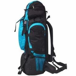 VidaXL Sac à dos de randonnée XXL 75 L Noir et bleu -Autres Soldes image 3 91105