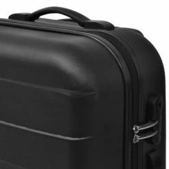 VidaXL Ensemble Valise rigide de trois pièces noir -Autres Soldes image 3 91141