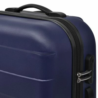 VidaXL Valise rigide 3 pièces Bleu 3 VidaXL Valise rigide 3 pièces Bleu – Image 3