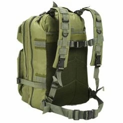 VidaXL Sac à dos en style militaire 50 L Vert olive -Autres Soldes image 3 91382