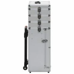 VidaXL Chariot de maquillage Aluminium Argenté -Autres Soldes image 3 91811