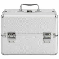 VidaXL Mallette à maquillage 22x30x21 cm Argenté Aluminium 8 VidaXL Mallette à maquillage 22x30x21 cm Argenté Aluminium -Autres Soldes image 3 91828