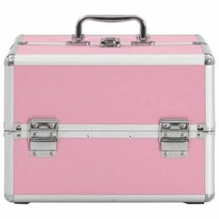 VidaXL Mallette à maquillage 22x30x21 cm Rose Aluminium 8 VidaXL Mallette à maquillage 22x30x21 cm Rose Aluminium -Autres Soldes image 3 91830