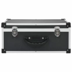 VidaXL Étui de CD pour 60 CD Aluminium ABS Noir -Autres Soldes image 3 91857