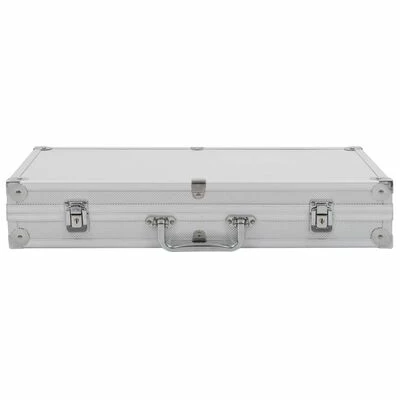 VidaXL Mallette pour arme à feu Aluminium ABS Argenté 3 VidaXL Mallette pour arme à feu Aluminium ABS Argenté – Image 3