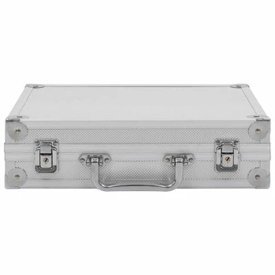 VidaXL Mallette pour arme à feu Aluminium ABS Argenté 3 VidaXL Mallette pour arme à feu Aluminium ABS Argenté – Image 3