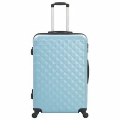 VidaXL Valise rigide 3 pcs Bleu ABS -Autres Soldes image 3 91889
