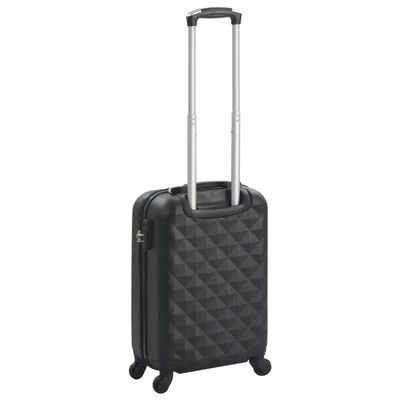 VidaXL Valise rigide Noir ABS 3 VidaXL Valise rigide Noir ABS – Image 3