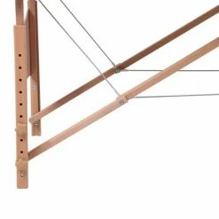 VidaXL Table pliable de massage Rouge 3 zones avec cadre en bois -Autres Soldes image 4 110080