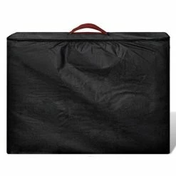 VidaXL Table pliable de massage Rouge 2 zones avec cadre en aluminium -Autres Soldes image 4 110087