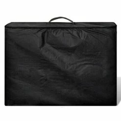 VidaXL Table pliable de massage Noir 4 zones avec cadre en aluminium -Autres Soldes image 4 110099